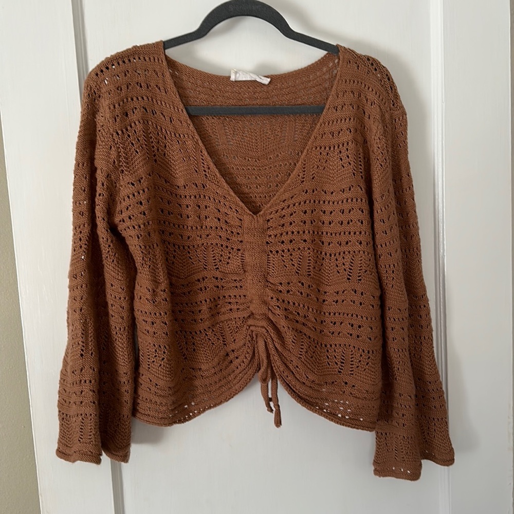 Cinched sweater | American threads